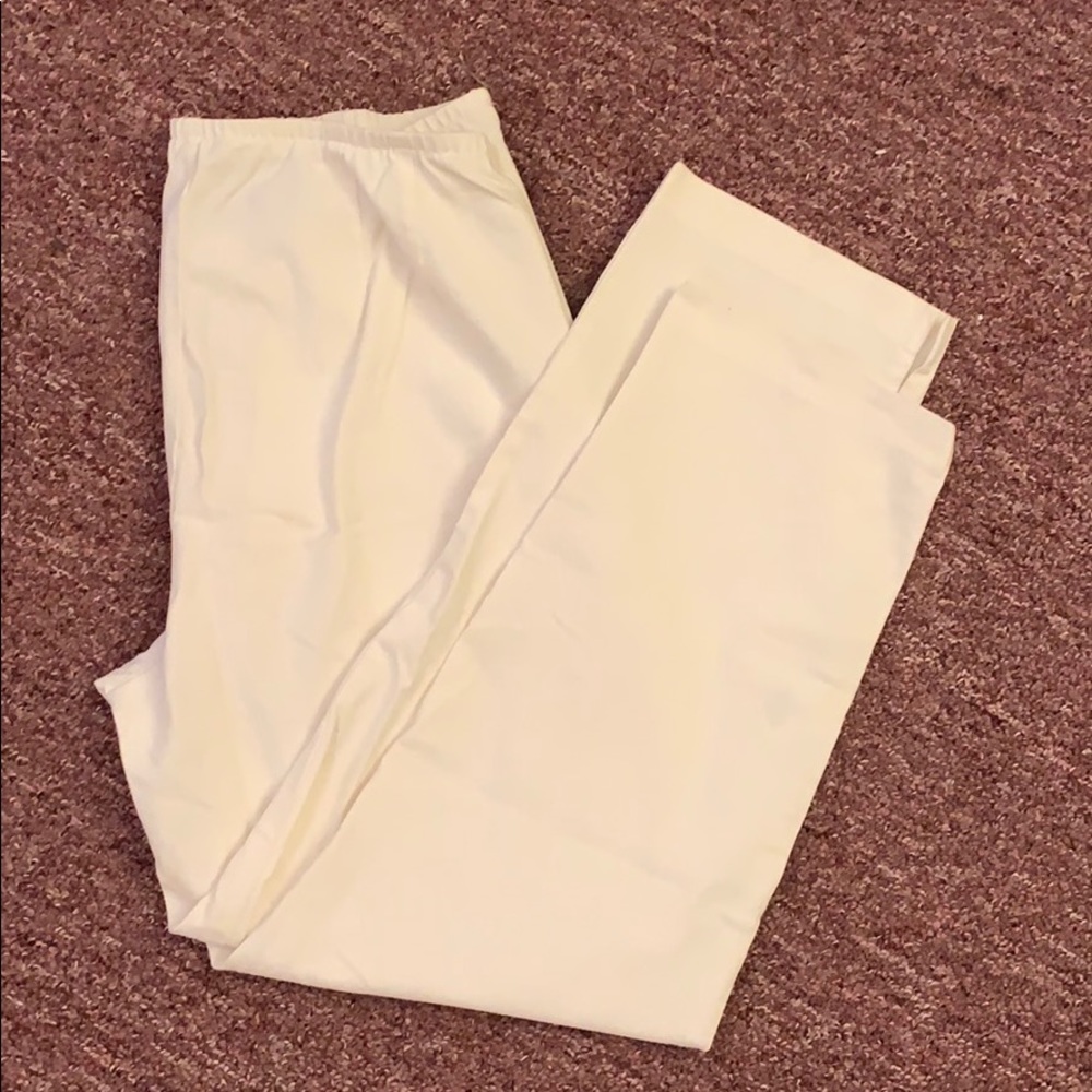 Eileen Fisher white ankle pants size PS